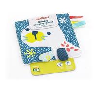 Miniland Foulard per Neonati, Leone Marino, stimolazione sensoriale da 0 a 6 Mesi, Collezione Feel to Learn
