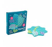 Miniland - Giocattolo sensoriale in silicone per neonati Flexhetti, con strisce flessibili per stimolare il gioco creativo e la motricità fine, dai 18 mesi (Stella)