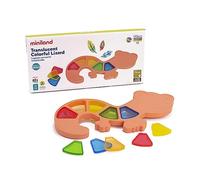 Miniland Lucertola sensoriale traslucida. Gioco di stimolazione sensoriale per Bambini da 1 a 2 Anni Realizzato in Spagna con Materiali sostenibili. Collezione Feel to Learn.