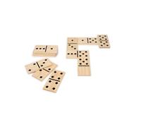 Miniland Mind & Move - Domino XL in legno, pezzi di grande dimensione con texture ruvida, stimola attenzione, memoria e coordinazione cognitiva, uso terapeutico ed educativo per adulti