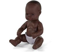 Miniland MINILAND31033 32 cm Bambolotto Africano Senza Biancheria Intima - NUOVO