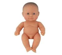 Miniland MINILAND31141 21 cm European Boy Doll Senza Biancheria Intima in Borsa