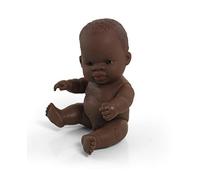 Miniland MINILAND31143 21 cm Bambolotto Africano Senza Biancheria Intima in Bors