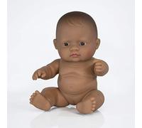 Miniland MINILAND31148 21 cm Hispanic Girl Doll Senza Biancheria Intima in Borsa