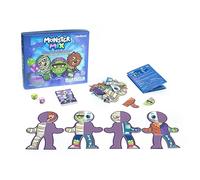Miniland - Monster Mix | Gioco da Tavolo per Creare Mostri per Bambini dai 5 Anni, con 48 Pezzi, Carte Sfida e Dadi