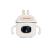 Miniland - Scaldabagno portatile Warmy Food On the Go, batteria ricaricabile, con cavo, posate e scatola