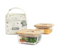 Miniland Scatola Per Il Pranzo Pack 2 Go Ecosquare Frog