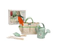 Miniland Set da Giardinaggio per Bambini - Attrezzi con Borsa, Paletta, Pala, Rastrello e Annaffiatoio, Gioco Educativo per Imparare a Coltivare le Piante, 3+ Anni