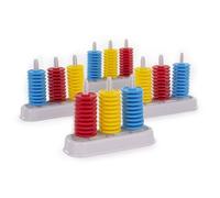 Miniland Set di 4 Piccole Perline per Lavorare sull'ordinamento, la seriazione e la Matematica di Base