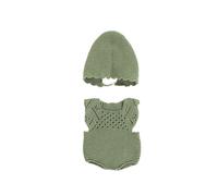 Miniland Set Di Abbigliamento In Maglia: Tutina E Cappellino 40 Cm