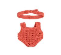 Miniland - Abbigliamento per bambola da 21 cm, accessorio per vestiti per bambole, Conj Punto 21 cm Pelliccia & Fascia