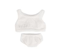 Miniland- Biancheria Intima per Bambole, Tinta Unita, Colore Bianco, Miniland31696