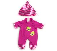 Miniland Pigiama Freddo Rosa 21 cm Abito per Pupazzi di 21 cm, Colore (31672)