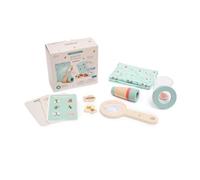 Miniland Set Esploratore di Insetti per Bambini - Kit Educativo con Retino, Monocolo, Lente per Insetti, Insetti, Blocco Note e Borsa, Esplorazione della Natura, 3+ Anni