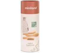 Miniland Set Igiene Spazzola e Pettine in Legno Haircare Bunny