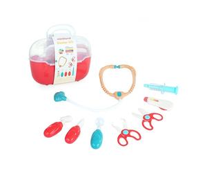 Miniland - Set Medico Giocattolo per Bambini | Valigetta Medico con 8 Pezzi | Gioco del Dottore per Bambini con Accessori, Giocattolo Educativo e Simbolico