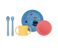 Miniland Explore Learning Tableware Blu
