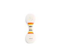 Miniland Soft Duo Rattle - Sonaglio Musicale Doppio per Bambini +0 Mesi | Silicone e PP per Uso Alimentare | Leggero, Ergonomico e Facile da Afferrare | Stimolazione Sensoriale