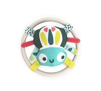 Miniland Sonaglio Massaggiagengive Ragno. Gioco di stimolazione sensoriale per bambini da 0 a 6 mesi. Collezione Feel to Learn.