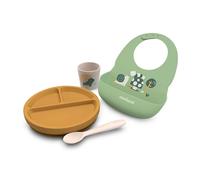Miniland Stoviglie Silicone Blw Set Garden