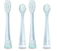 Miniland - Testine di Ricambio per Spazzolino Elettrico Bambini, 2 Testine Intercambiabili Morbide, da 0 a 6 Anni, Compatibili con Baby Tooth Care (Confezione da 2)