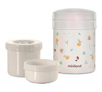 Miniland Thermetic Valencia. Thermos da 700 ml, con doppio strato in acciaio e chiusura ermetica interna, mantiene la temperatura fredda e calda per ore.