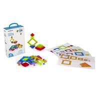 Miniland Stacking Pyramids Gioco di contruzione con piramidi traslucide, Multicolore, 32174