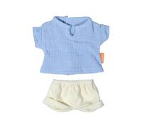 Miniland - Vestiti per Bambola da 32 cm, Accessorio di Abbigliamento per Bambole, Maglietta e Pantaloni Estivi