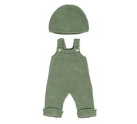 Miniland Vestiti per bambole 15 '' Outfit a maglia complessiva e cappello da beanie - Eco Made in Spagna di ruolo di qualit Educational