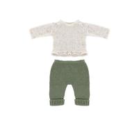 Miniland Vestiti per bambole 30,5 cm maglione e trauser lavorato a maglia - ECO, Made in Spain, qualità, gioco di ruolo, educativo