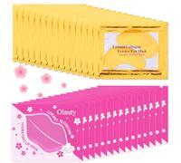 Miniling 30 Paia Di Maschere Per Occhi E Maschere Per Labbra D'oro 24K, Gel Di Collagene Di Cristallo, Patch Sotto Gli Occhi Gonfiati, Umettanti, Rinfrescanti, Cura Per