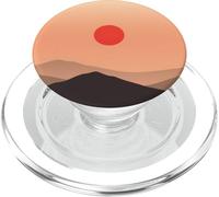 Minimal Desert Hills Sun Calm Horizon Paesaggio PopSockets PopGrip per MagSafe