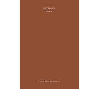 Minimal Dot Grid Notebook A5 (6x9) - 112 Pages - Terracotta | Studio Paper Collection: Quaderno a puntini minimalista - Copertina opaca - Perfetto per studio, bullet journal e appunti universitari