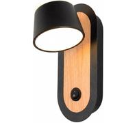 Minimal Ferro battuto Applique Moderna Orientabile Letto Lampada da parete | Applique da interno luce calda con paralume acrilico, for camera da letto soggiorno, corridoio, scala, studio e hotel(A)