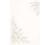 Minimal Floral Line Art - Aesthetic Notebook for Women | Minimalist Floral Lined Journal (6x9, 120 Pages): Elegant Line Art Floral Writing Notebook for Journaling, Notes, Planning & Everyday Use