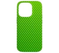 Minimal Green Lattice Pattern | Geometric Neutral Design Custodia per iPhone 14 Pro