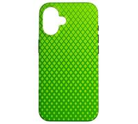 Minimal Green Lattice Pattern | Geometric Neutral Design Custodia per iPhone 16