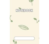 Minimal Leaf Notebook - Soft Botanical Journal with Light White Background | Aesthetic Lined Notebook for Writing, Notes & Journaling: Simple ... | Perfect for Everyday Use, Study, or Gifts