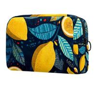 Minimal Monstera Leaves modello senza cuciture piccola borsa per il trucco per borsa, borsa cosmetica portatile con cerniera astuccio per il trucco per donne, articoli di cancelleria, articoli da
