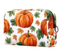 Minimal Monstera Leaves modello senza cuciture piccola borsa per il trucco per borsa, borsa cosmetica portatile con cerniera astuccio per il trucco per donne, articoli di cancelleria, articoli da