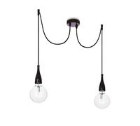 Minimal sp2 nero opaco lampada a sospensione E27