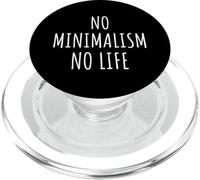Minimalismo Amante Minimalista Declutter Semplicità Moderno Zen PopSockets PopGrip per MagSafe