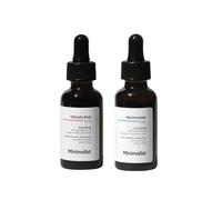 Minimalist Acne & Oil Control Combo 5% niacinamide + 2% salicilico Acid Face Siero Clears Acne, Reduces Pores & Controls Sebum Fades Marks & Brightens Skin For Women & Men All Skin Type 2 X 30ml