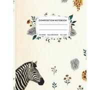 Minimalist Animal Print Composition Notebook: College Ruled, 7.5" x 9.25", 110 Pages: Simple Lined Journal for School, Notes, and Everyday Writing