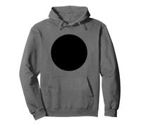 Minimalist Black Circle Geometric DOT Graphic Felpa con Cappuccio