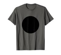 Minimalist Black Circle Geometric DOT Graphic Maglietta