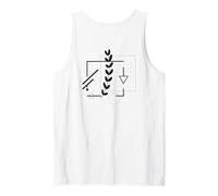 Minimalist Botanical Geometric Art Canotta