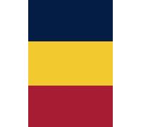 Minimalist Chad Flag Notebook for Notes and Travel Journaling: Discover the Colors of Chad with This Unique Flag-Themed Journal
