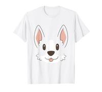 Minimalist Corgi Face Puppy, Dog Portrait Maglietta