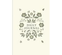 Minimalist Daily Journal with Affirmations for Women 6x9", Self Care Journal, Daily Mindfulness, Paperback Daily Affirmation Diary, Simple Daily Writing Journal